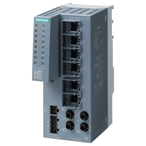 6GK5106-2BB00-2AC2 New Siemens SCALANCE XC106-2 Unmanaged IE Switch